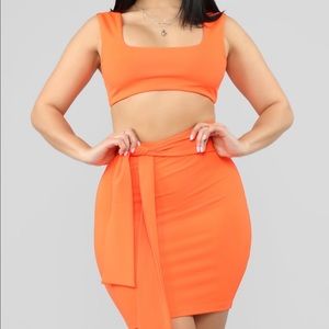 Fashion Nova Skirt Set